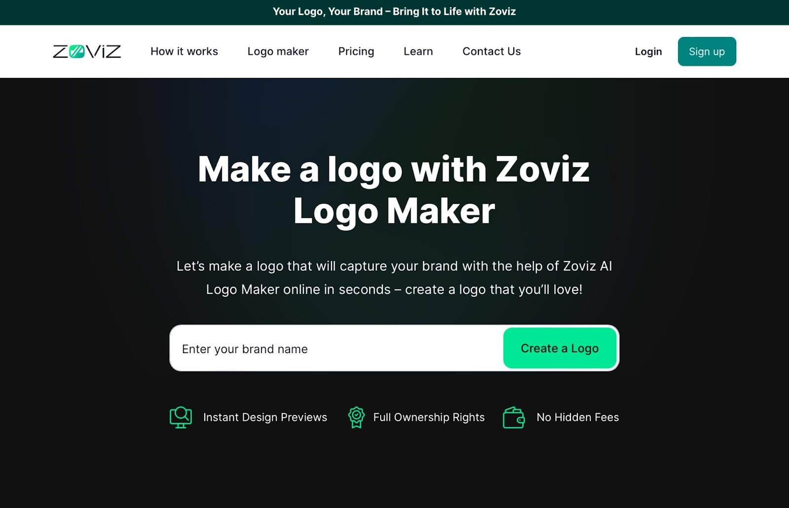 AI Logo Maker Zoviz