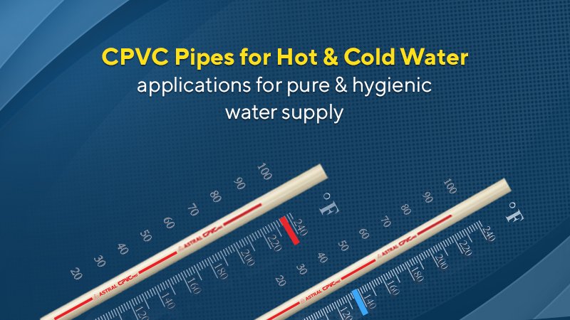 With our CPVC pipes built exclusively for hot and cold water applications, you can ensure a safe and hygienic water supply. Read more about effective plumbing solutions.