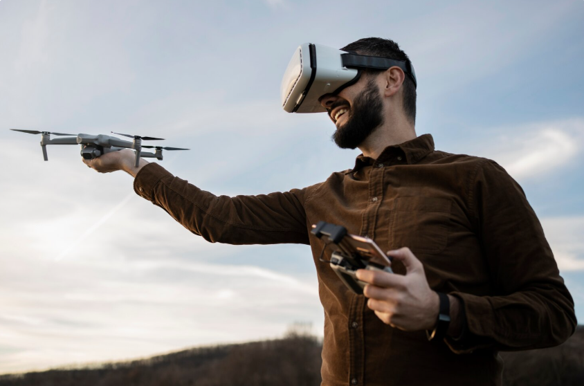 Drones With VR Headset