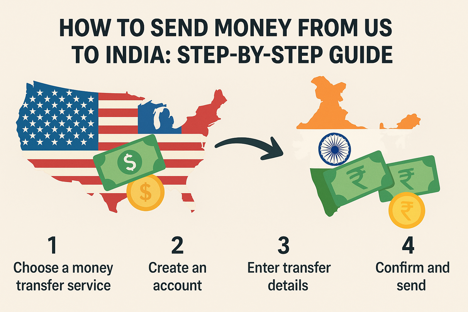 Send Money from US to India