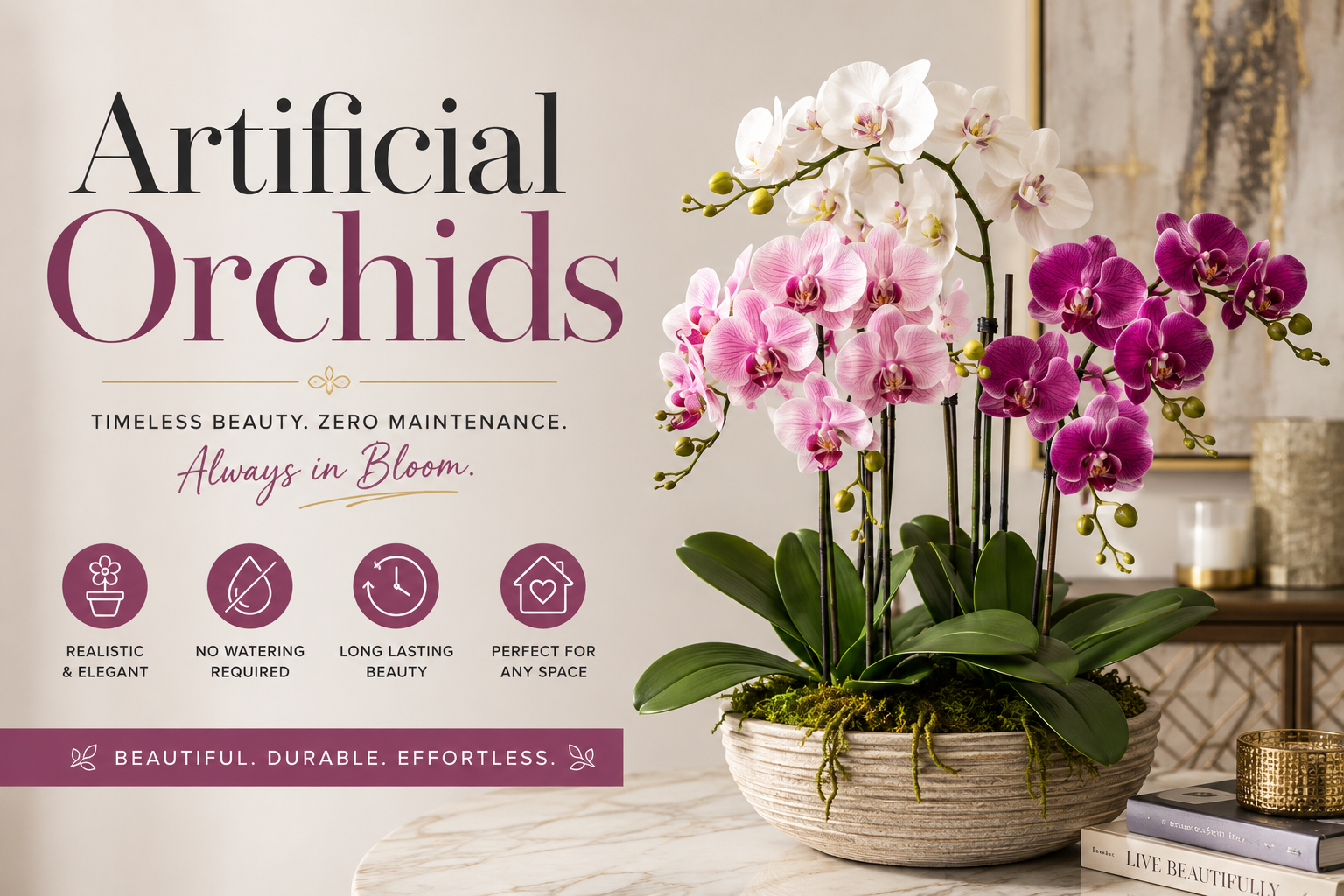 Artificial Orchids
